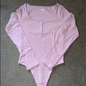 3 PINK bodysuits bundle!!